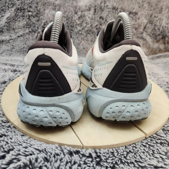 Brooks Adrenaline GTS 21 Running Shoes, White/Blue, Women's Size 8 - Picture 7 of 9